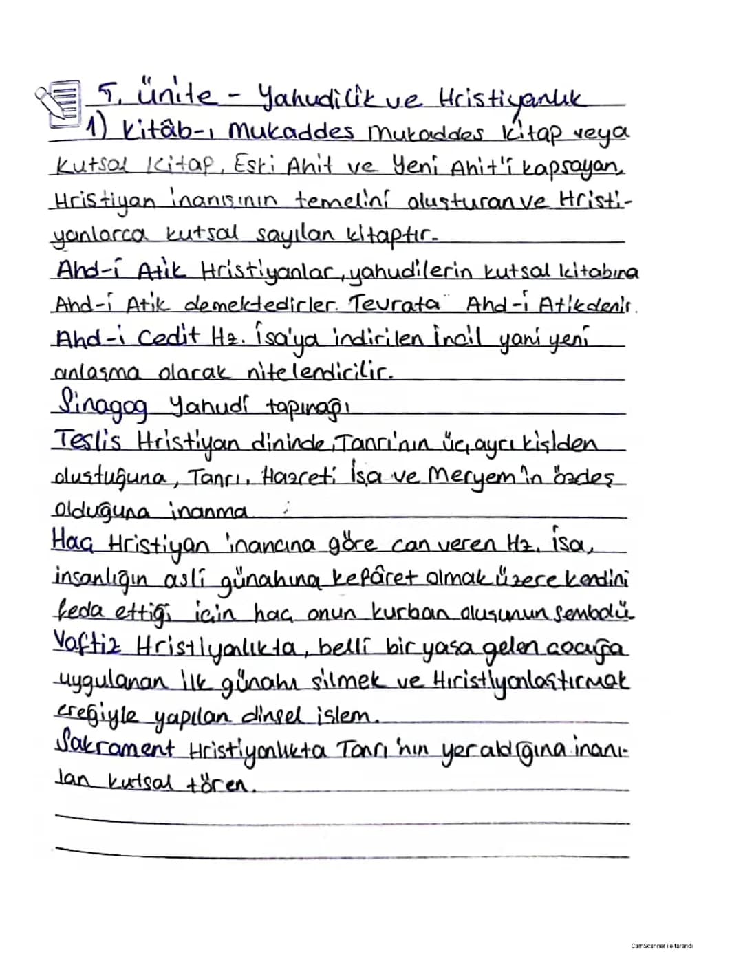 11 sınıf din kültürü 5 ünite konu özeti