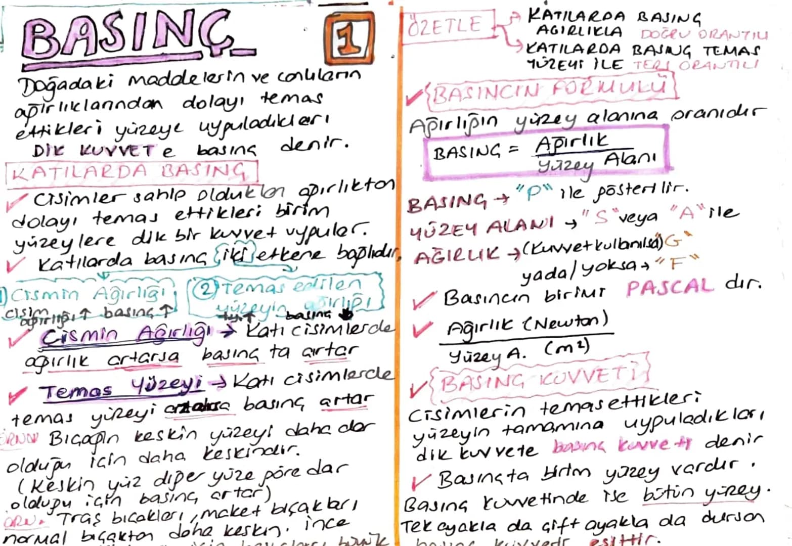 1
BASINÇ
Doğadaki maddelerin ve conlilarn
ağırlıklarından dolayı temas
ettikleri yüzeye uyguladıkları
DIK KUVVETe
basing
KATILARDA BASING
de