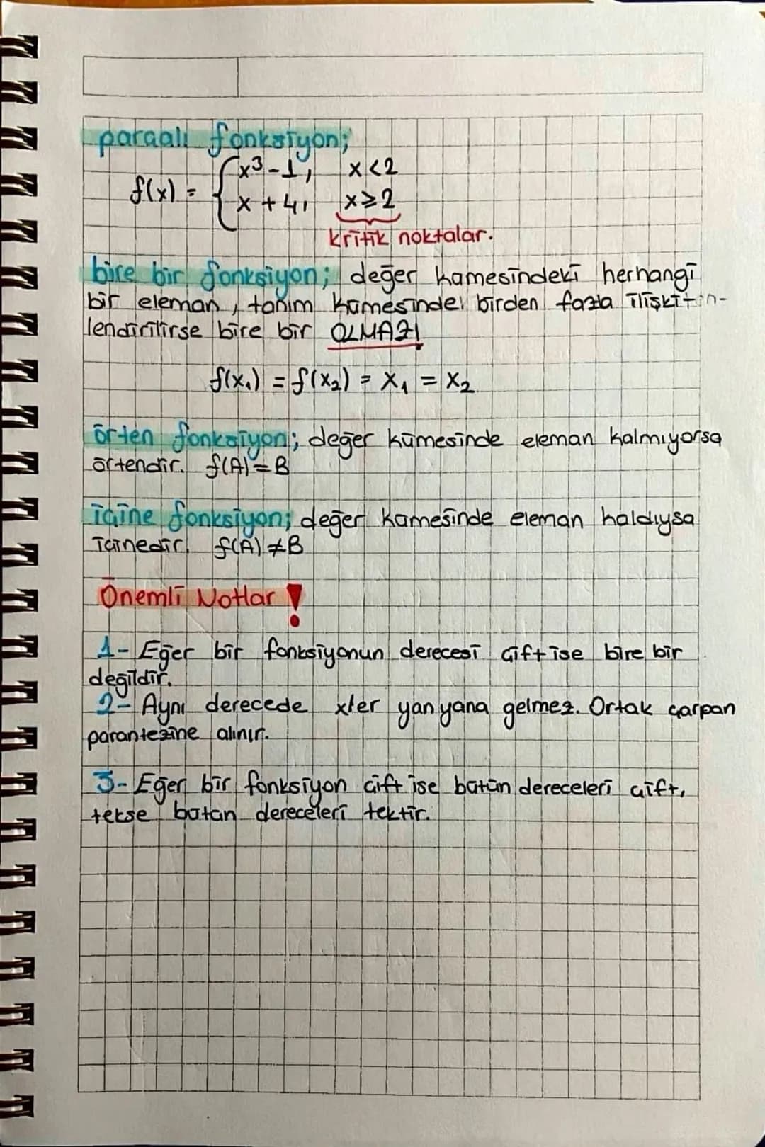 ~ fonksiyon çeşitleri ~
birim fonksiyon; f(x) = x
Sabit fonksiyon; f(x)=C *x'siz fonksiyon.
Uygun aralıkta tanımlı
f(x)= ax+b
f(x) sabit fon