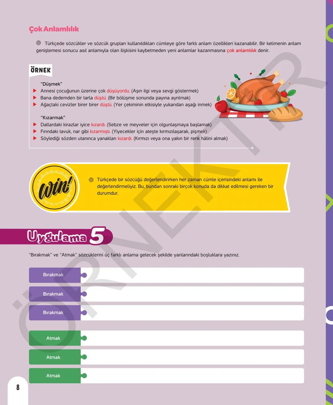 6. SINIF TÜRKÇE
Sevgili öğrenciler,
Soruları olduğu kadar etkinliği ve konu anlatımları da yeni nesil olan
Dergi Konseptinde Yeni Nesil Deft