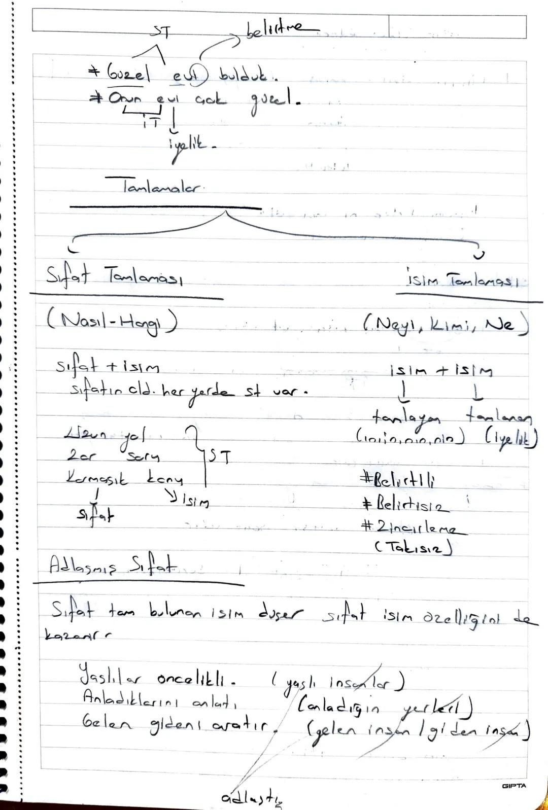 Sorcuk Tuders.
Tor: isim, s, fat, carf
432
(Yuklemin turi: isim -fill)
Yapı : Basit, turemis, birlosik
ISIM (Ad)
427
Varlıkların karşılığı o