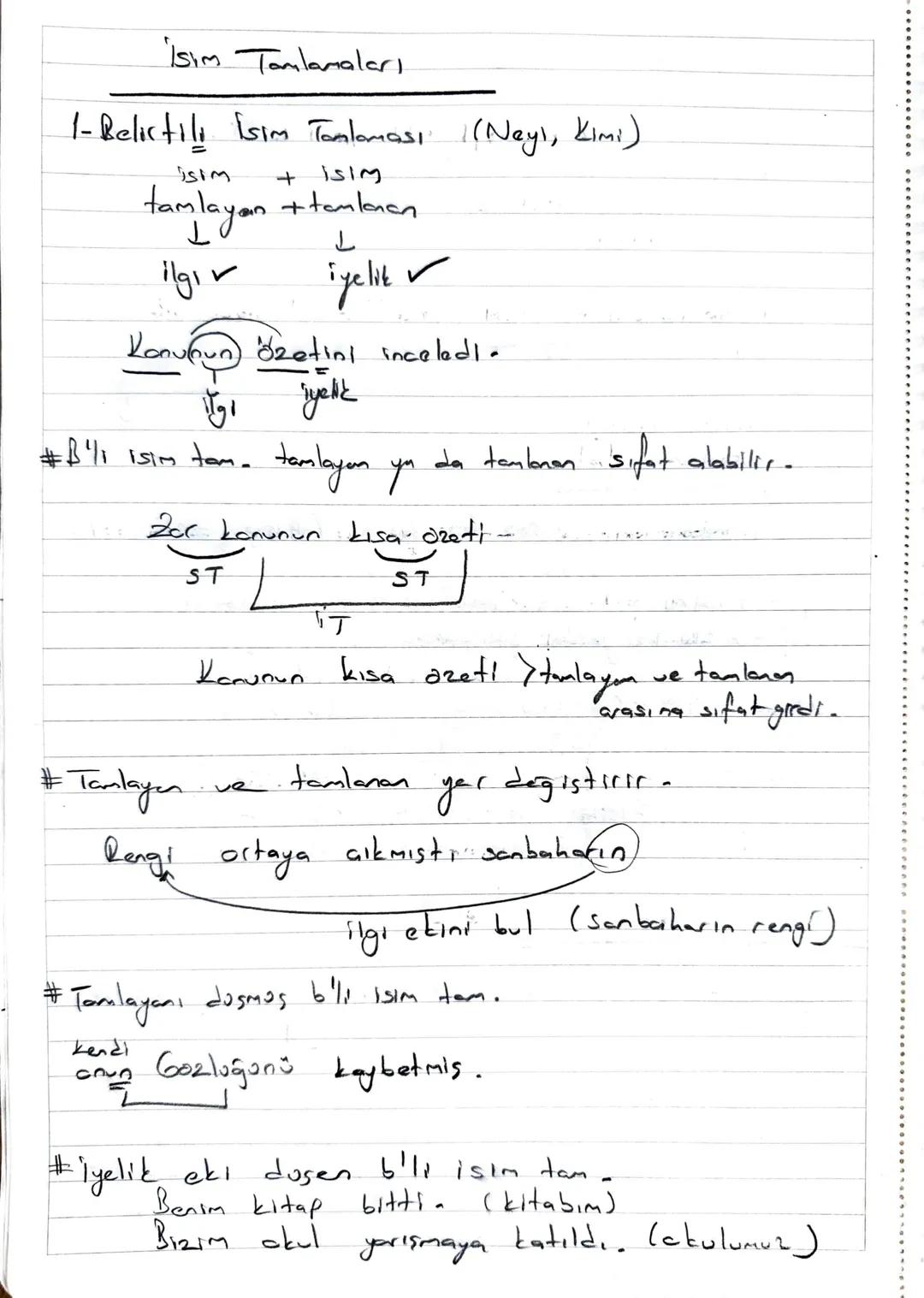 Sorcuk Tuders.
Tor: isim, s, fat, carf
432
(Yuklemin turi: isim -fill)
Yapı : Basit, turemis, birlosik
ISIM (Ad)
427
Varlıkların karşılığı o