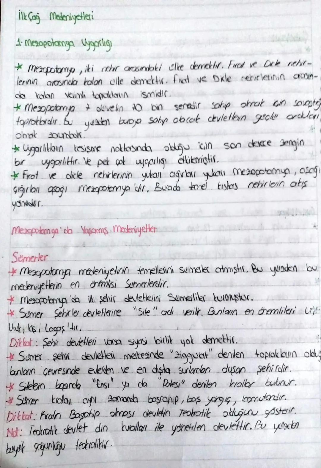 İlk Çağ Medeniyetleri

1- Mezopotamya Uygarlığı

* Mezopotamya, iki netur arasındaki ülke dernektir. Firat ve Dicle netur-
lerinin arasında 