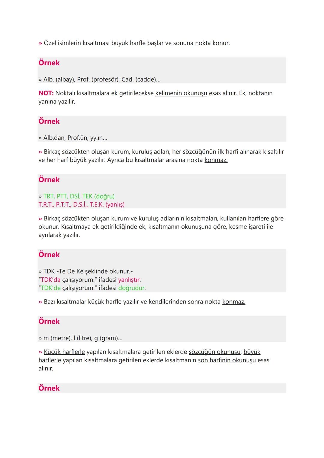 Yazım (İmlâ) Kuralları
YAZIM (İMLÂ)
KURALLARI
Büyük Harflerin
Kullanıldığı Yerler
Sayıların Yazımı
Birleşik Kelimelerin
Yazımı
Kısaltmaların