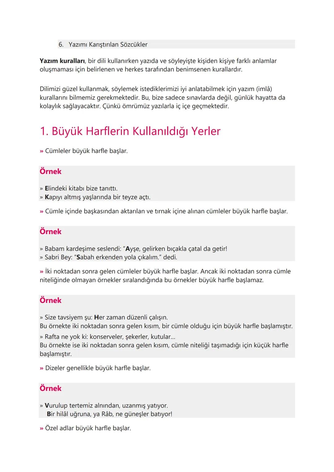 Yazım (İmlâ) Kuralları
YAZIM (İMLÂ)
KURALLARI
Büyük Harflerin
Kullanıldığı Yerler
Sayıların Yazımı
Birleşik Kelimelerin
Yazımı
Kısaltmaların