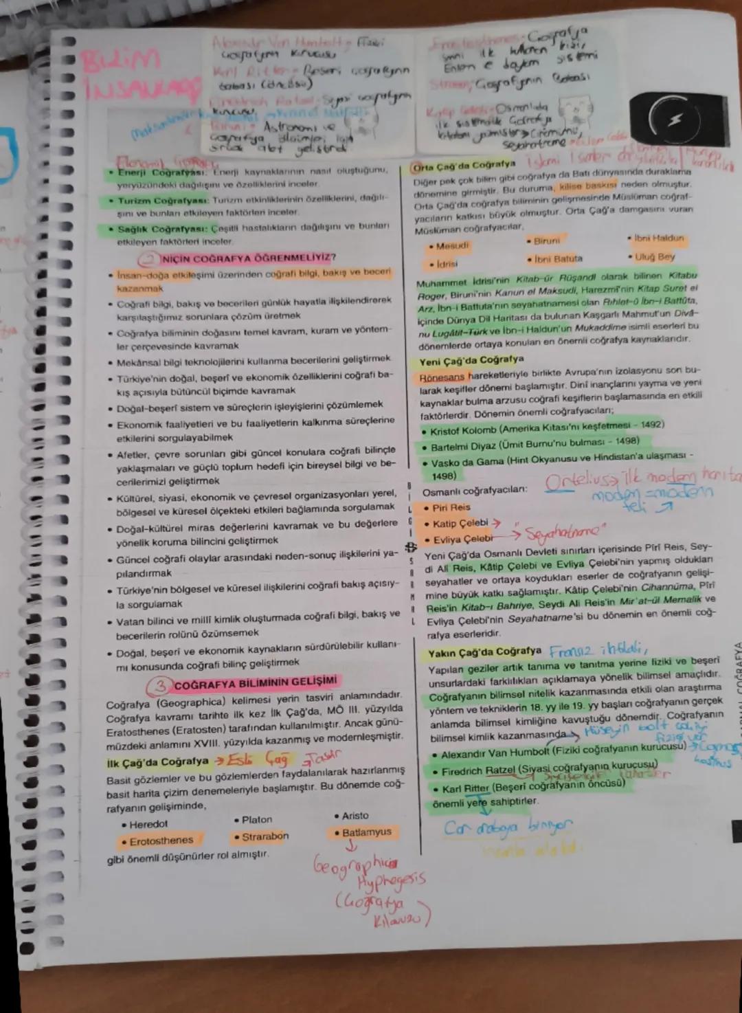 Inleylim dr
NOT
BILGI ALANI mini sain keted
Mera alnını tam
ellis
oluştur
COĞRAFYA BİLİMİNİN KONUSU ve BÖLÜMLERİ
Doğal ortam: Doğal şartlar 