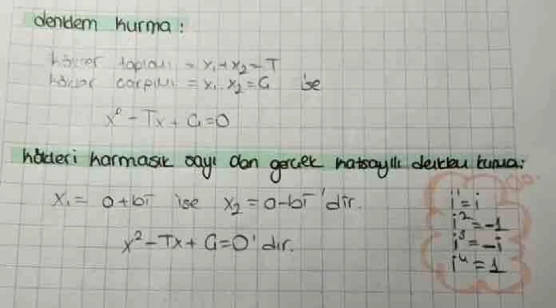 # İkinci DERECED EN

# DENHLEMLER

*ox²+bx+c=0 denkiemior ikinci dereceder denk-
lemlerdir
* aib ve c gerael sayılarına denklemin katsayılar