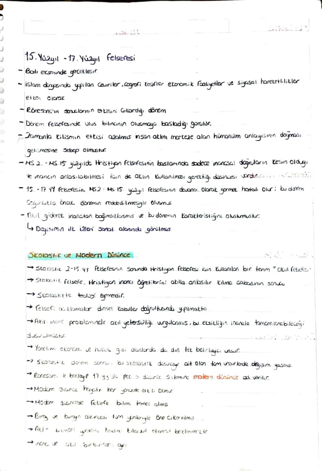 15. Yüzyıl -17. Yüzyıl felseresi
Bali ekseninde goceklesir
- islam dinyasında yapılan Ceviriler, cografi Keşifler ekonomik Faaliyetler ve si