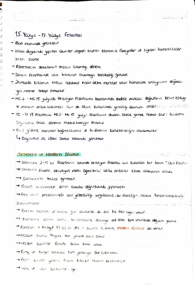 15. Yüzyıl -17. Yüzyıl felseresi
Bali ekseninde goceklesir
- islam dinyasında yapılan Ceviriler, cografi Keşifler ekonomik Faaliyetler ve si