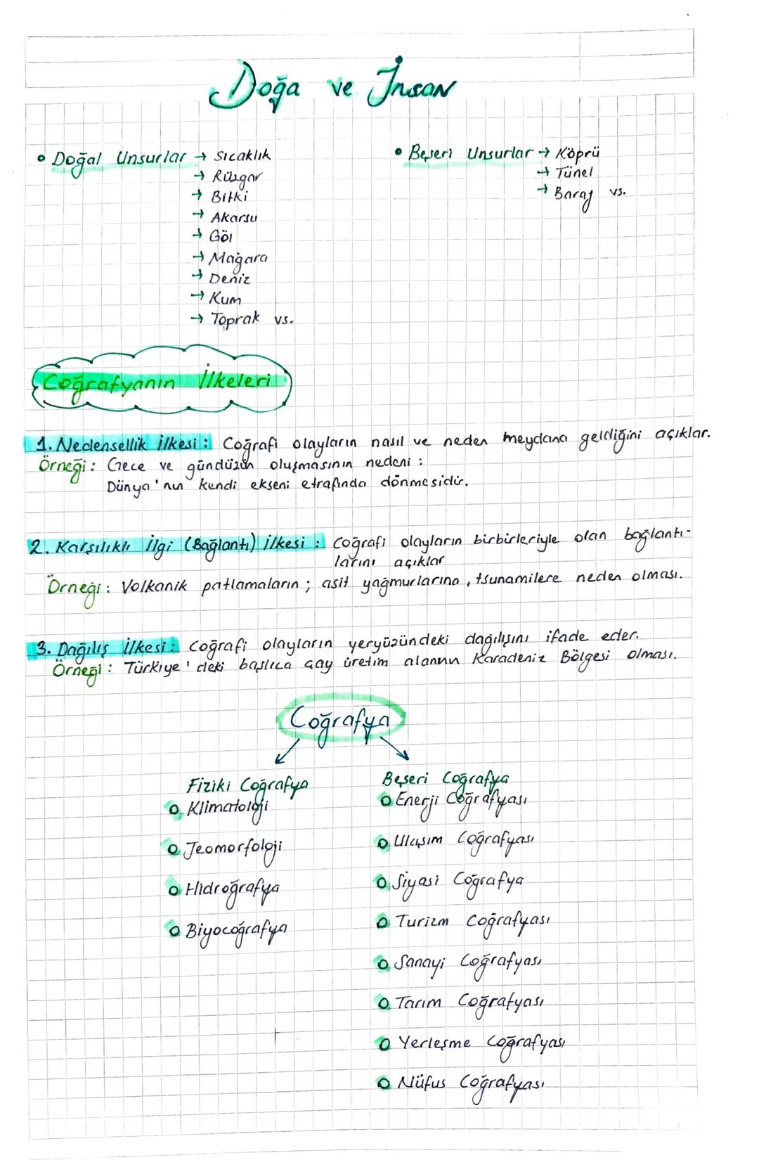 9.Sınıf Coğrafya Doğa ve İnsan 