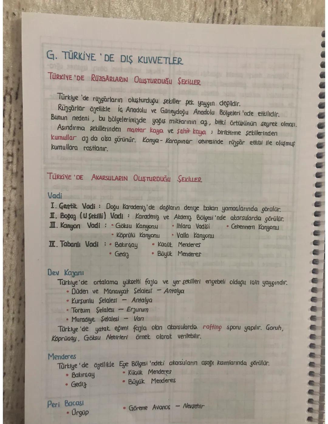 COĞRAFYA TÜRKİYEDE DIŞ KUVVETLER 