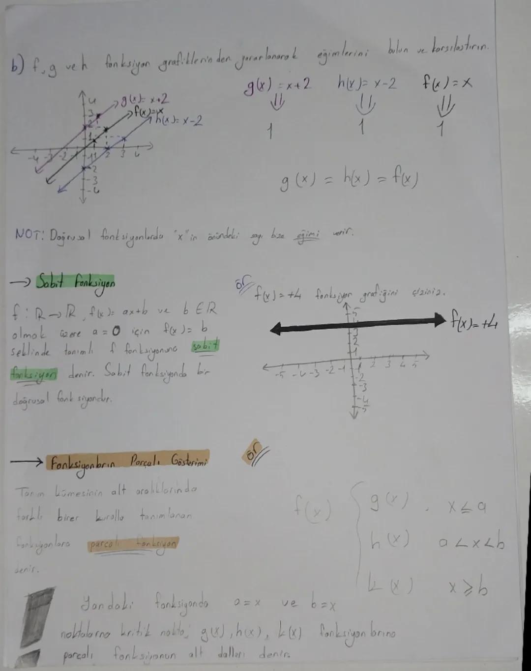Fonksiyonlar

Fonksiyoni Gerçek yaşamda iki değişken arasında bulunan doğrusal ilişki doğrusal fonksiyonlar ile
elde edilebilir. Doğrusal fo