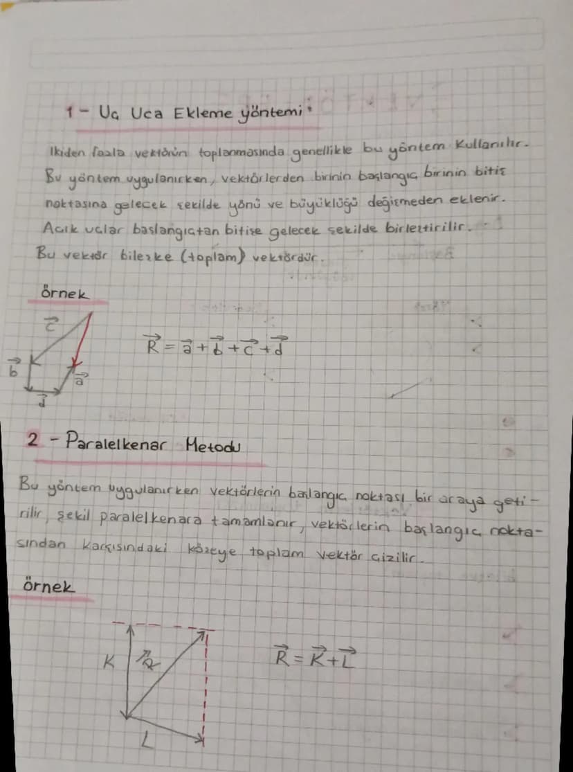 VEKTÖRLERE
Vektörün kelime anlamı yönlendirilmiş doğru parçasıdır.
Bir başlangıç noktası bir bitiş noktası, doğrultusu, yönü ve şiddeti olan