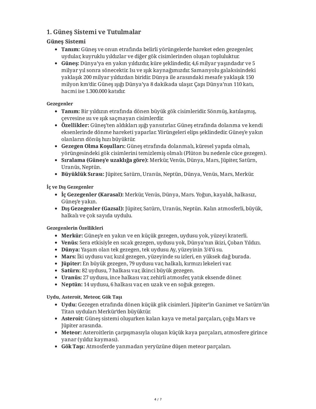 6. Sınıf Fen Bilimleri Ders Notları - Kapsamlı Özet
Bu özet, 6. sınıf fen bilimleri müfredatının temel konularını, ana kavramlarını ve öneml