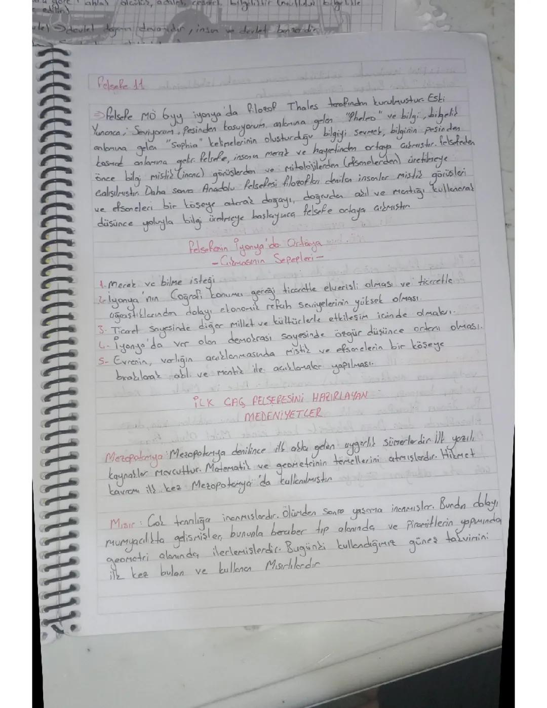 11. Sınıf Felsefe 1-2 Ünite 