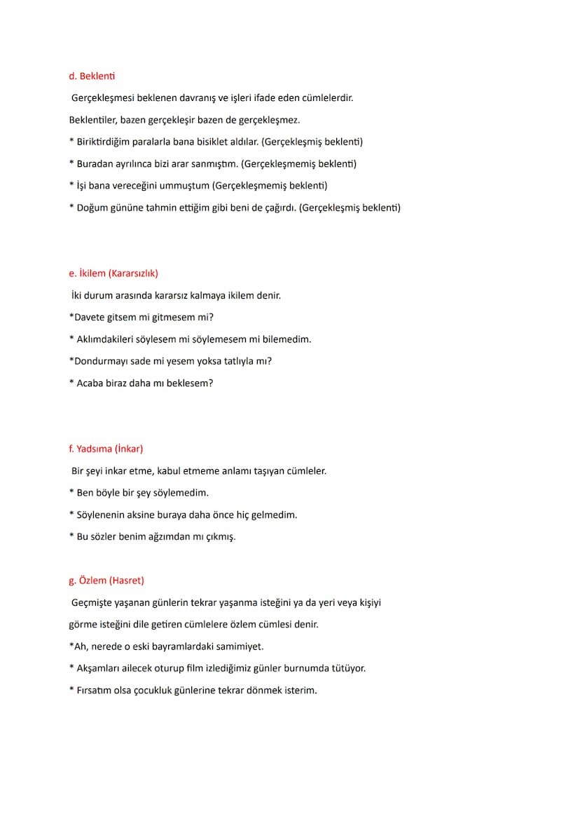 1. Sebep (Neden)- Sonuç Cümleleri
CÜMLEDE ANLAM
Bir eylemin veya durumun gerçekleşmesinin "nedenini" ve bu nedene bağlı
olarak ortaya çıkan 