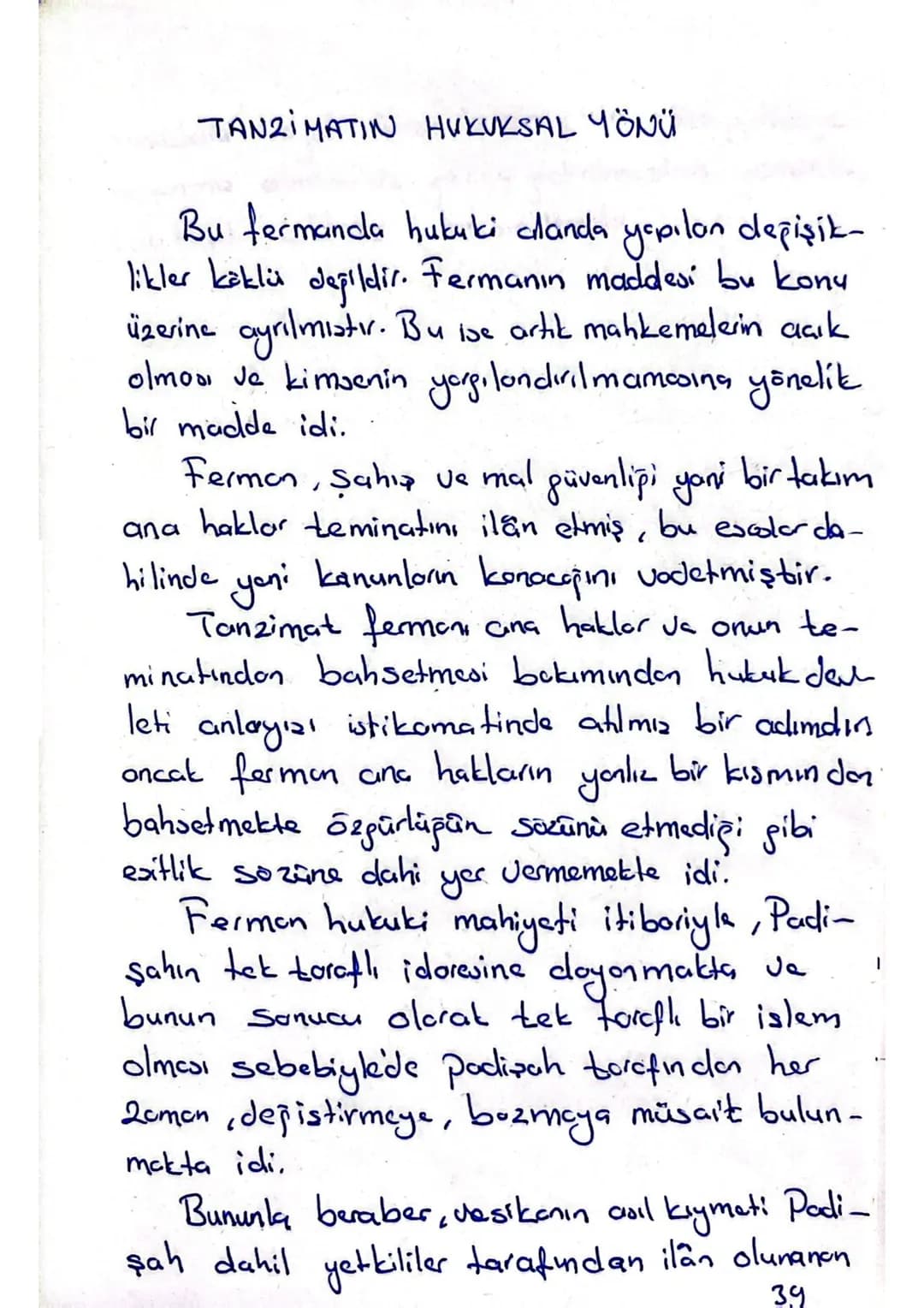 TANZINAT FERMANI
TANZINAT NEDİR
Tanzimat, tanzimler düzenlemeler, düzelt
meler, Islahat, Gülhane Hatt - Hümayunu ile
başlayan batı tarzı isl