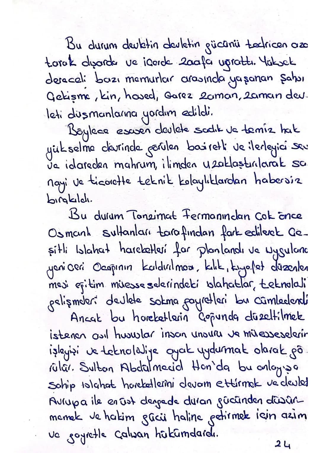 TANZINAT FERMANI
TANZINAT NEDİR
Tanzimat, tanzimler düzenlemeler, düzelt
meler, Islahat, Gülhane Hatt - Hümayunu ile
başlayan batı tarzı isl