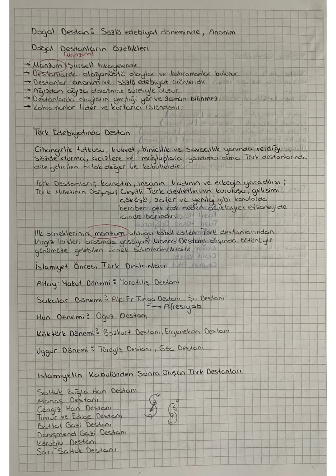 Destan
Destanlar ilk caglarda ortaya çıkmış sözlü edebiyat ürünleridir.
Milletleri derinden etkileyen tarihi ve sosyal olayları anlatan edeb