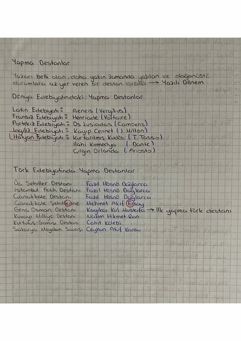 Destan
Destanlar ilk caglarda ortaya çıkmış sözlü edebiyat ürünleridir.
Milletleri derinden etkileyen tarihi ve sosyal olayları anlatan edeb