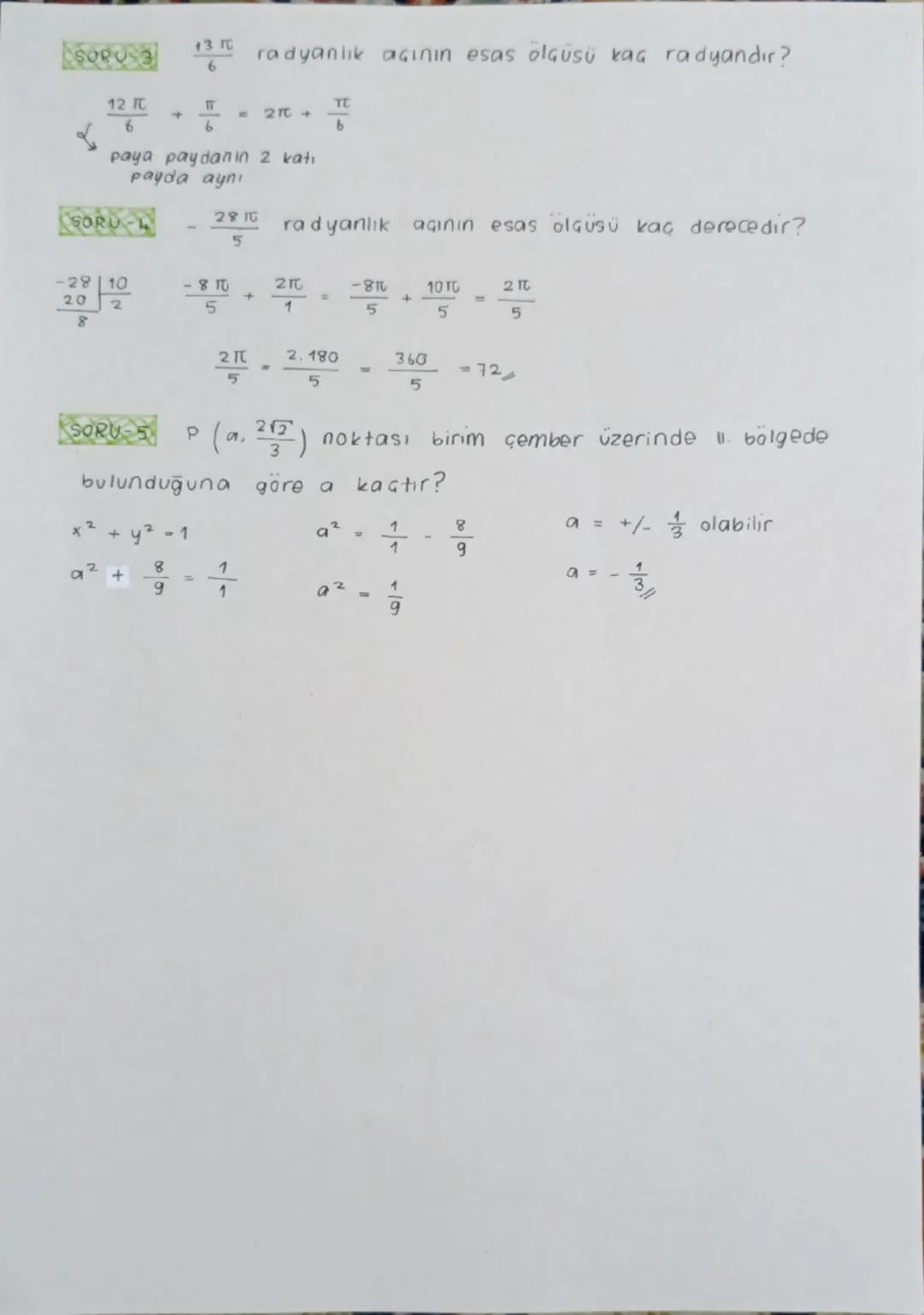 --- OCR Start ---
TRIGONOMETRİ - 1
■ YÖNLÜ AÇILAR
A
bitim kenarı
Ja
Başlangıç kenarı B
BOA nın yönü pozitif
m(B\hat{OA})=a
başlangıç kenarı
