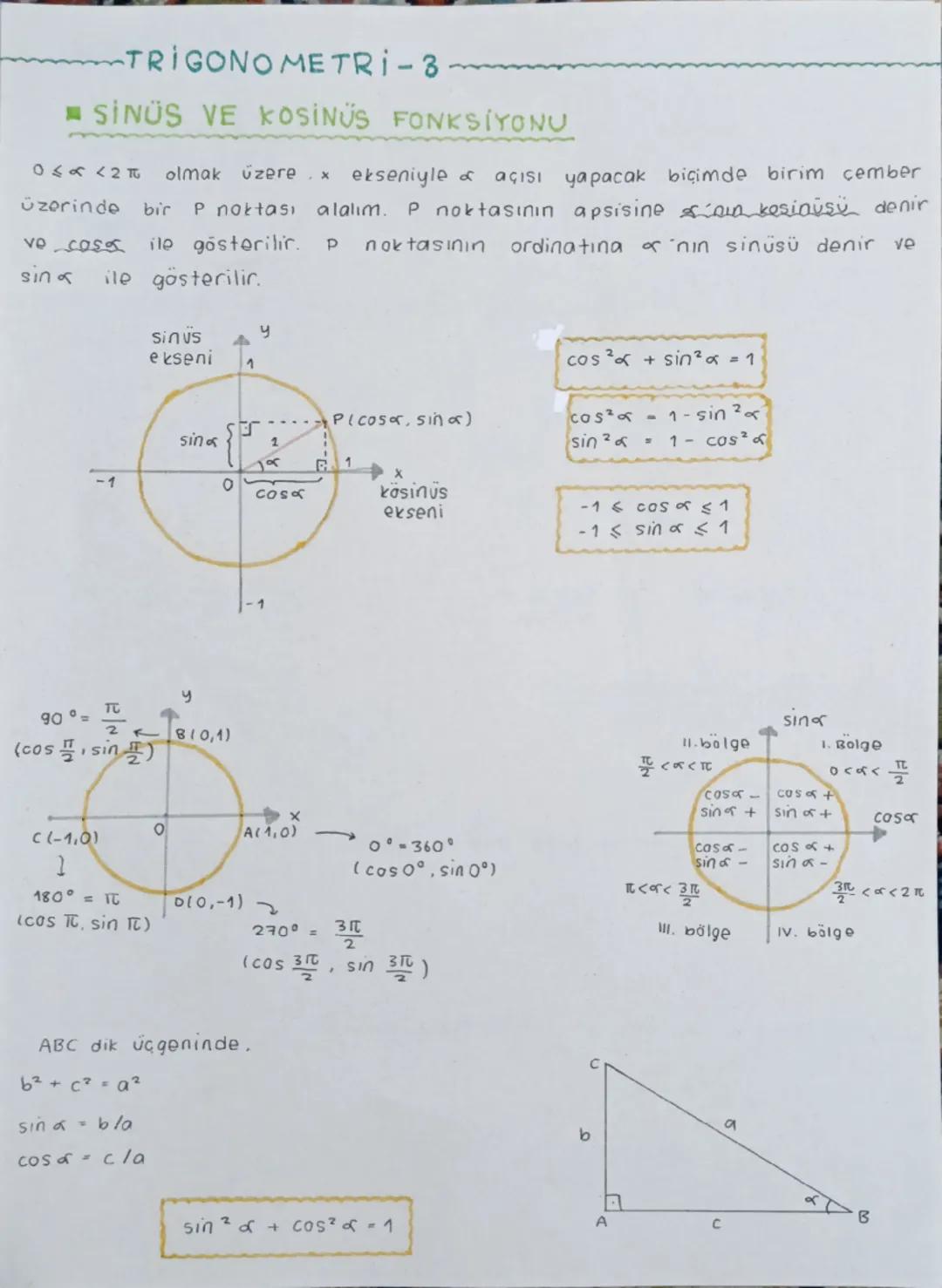 --- OCR Start ---
TRIGONOMETRİ - 1
■ YÖNLÜ AÇILAR
A
bitim kenarı
Ja
Başlangıç kenarı B
BOA nın yönü pozitif
m(B\hat{OA})=a
başlangıç kenarı
