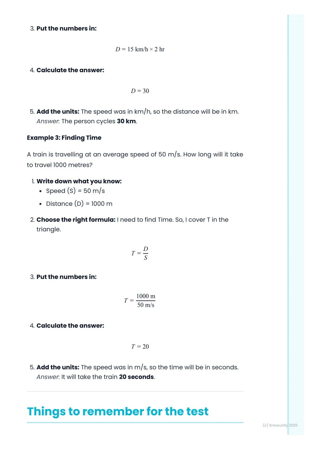 # Speed, Distance, and Time

What is speed, distance and time?

This is about how we describe motion. When something moves, we can
measure h