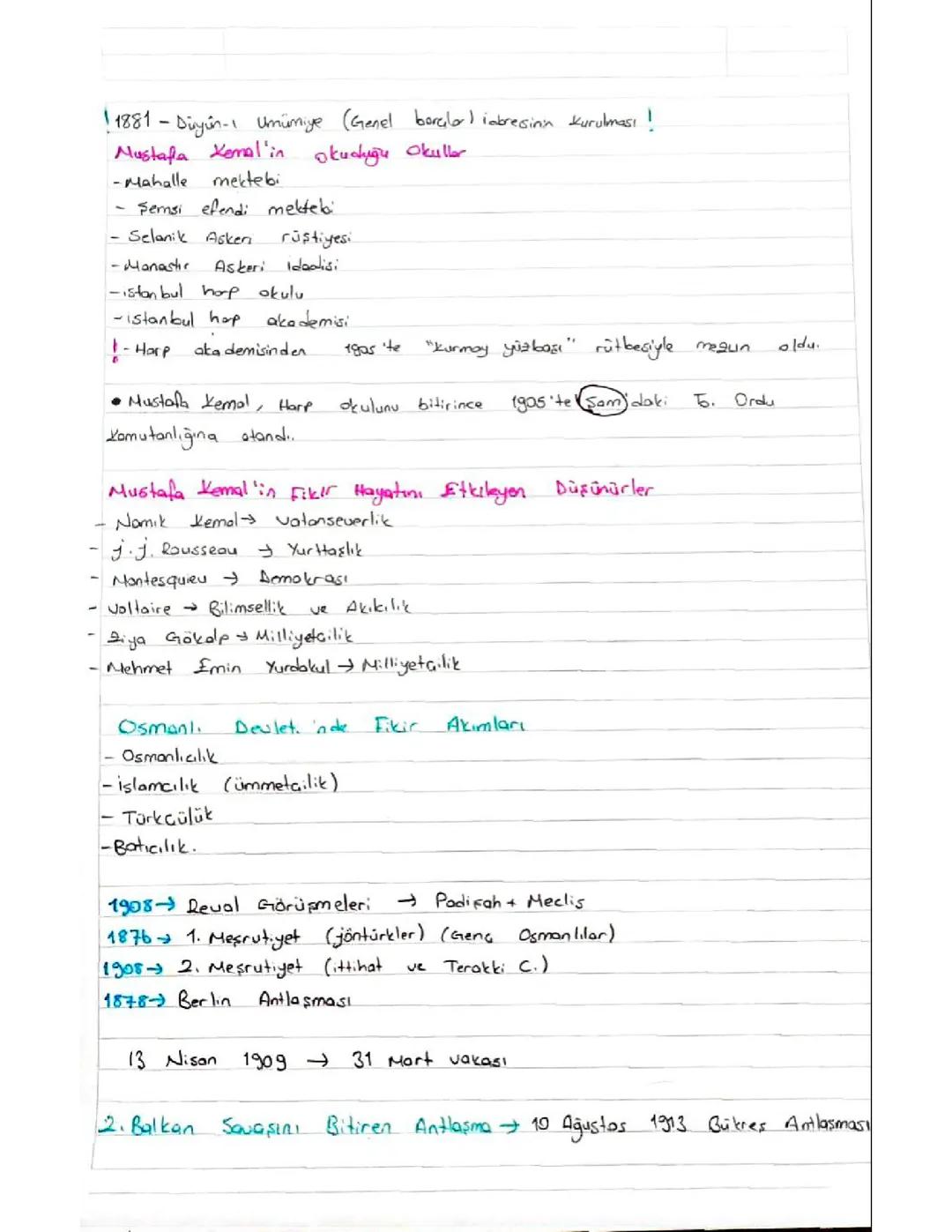 T.C. İnkılap Tarihi ve Atatürkçülük 