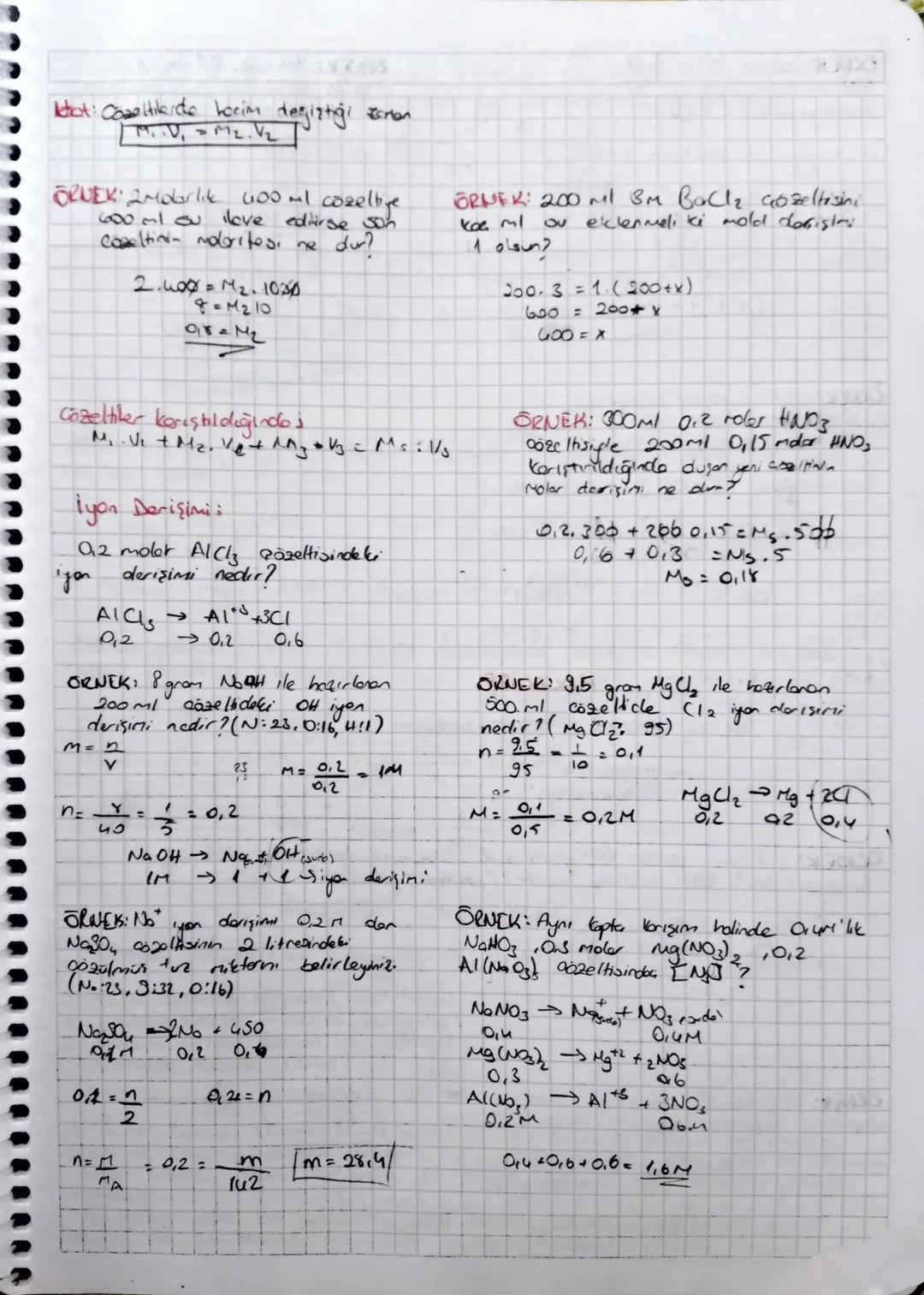 # MOLARITEC MOLAR DEGİşim).

1 Litre cözetide cözünen Maddenin Md sayısıdır.

M=Cözeltiren ndü
✓cozeltinin horri !!

mobrite

ÖRNEK: 4 grom 