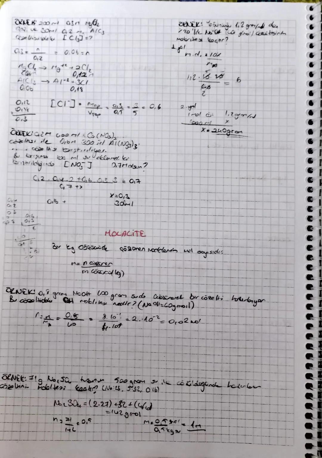 # MOLARITEC MOLAR DEGİşim).

1 Litre cözetide cözünen Maddenin Md sayısıdır.

M=Cözeltiren ndü
✓cozeltinin horri !!

mobrite

ÖRNEK: 4 grom 
