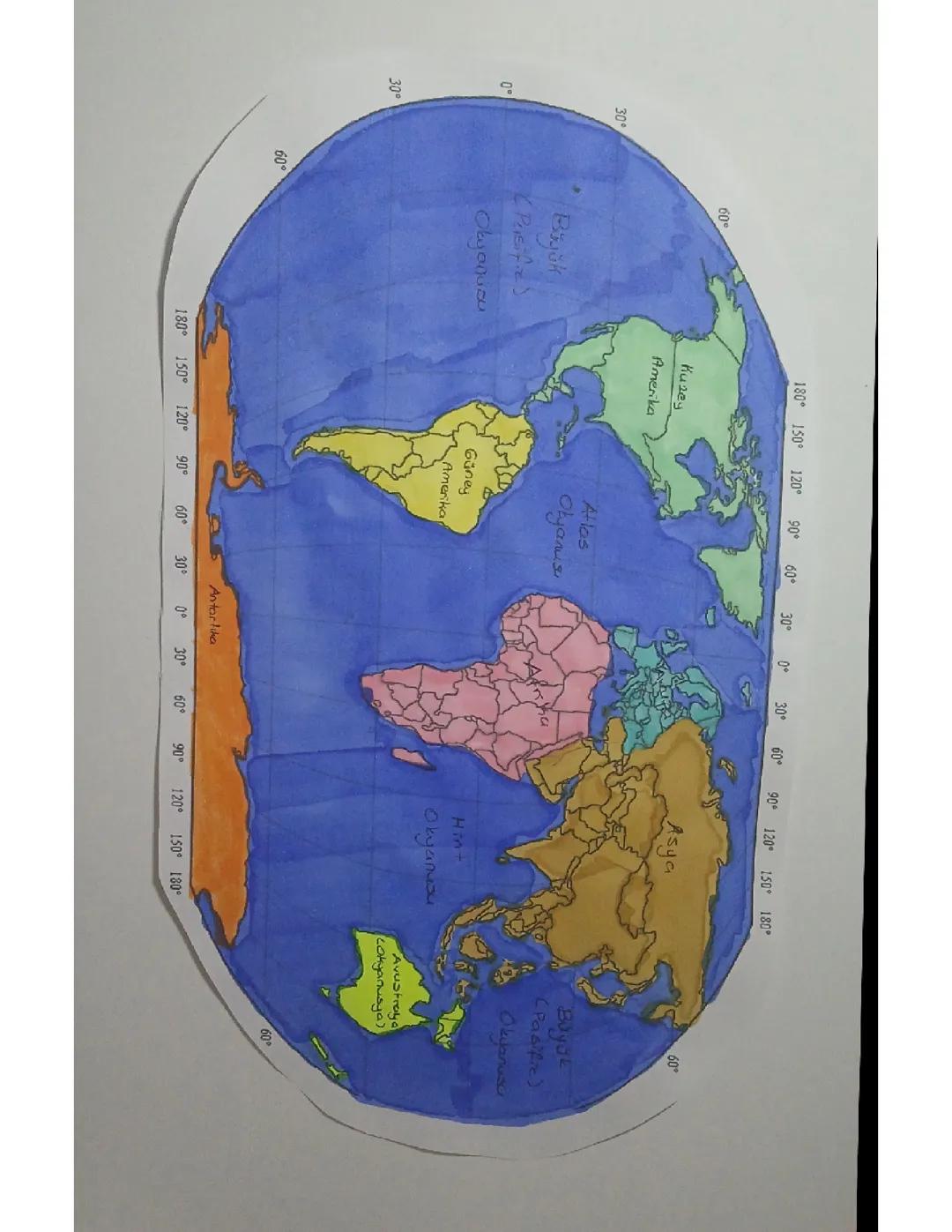 Sosyal Bilgiler,Kıtalar ve Okyanuslar