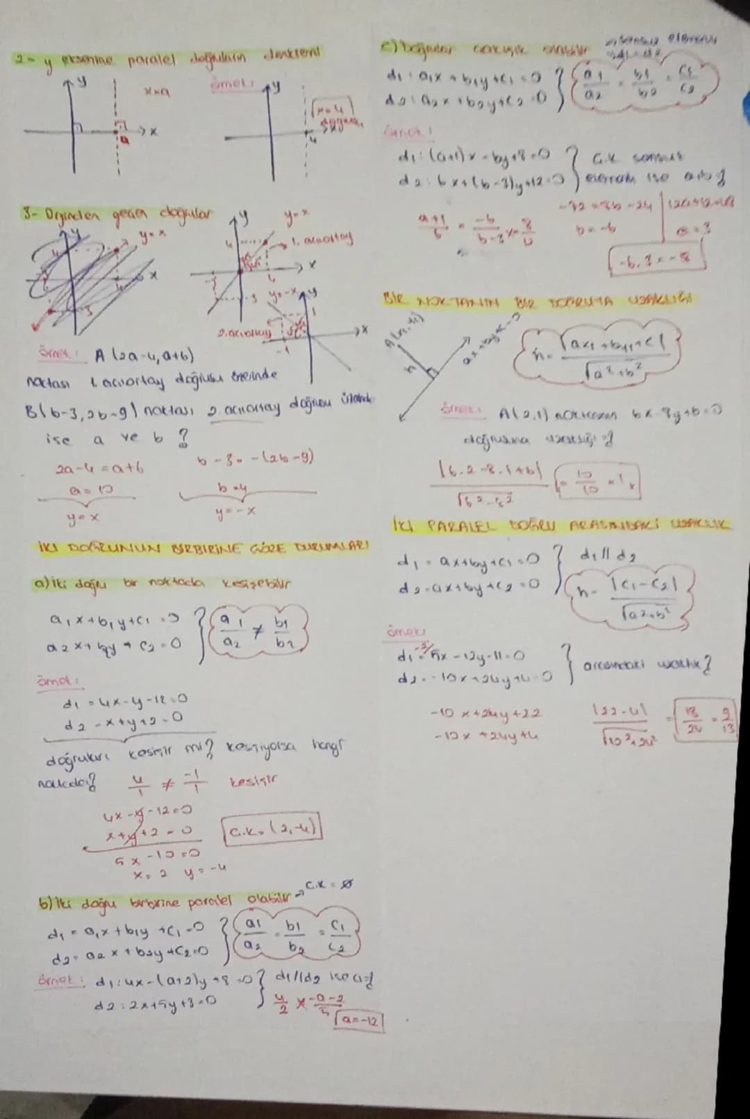 ANALITIK GEOMETRI
Kural
مواق.
(+)
1. bige
(+)
X
3bölge
4.6dge
(-,-5
(+₁-)
Sneki A (2x-6, 3x-3)
noklasy eksent counde
ise A noktoran Loord-
n