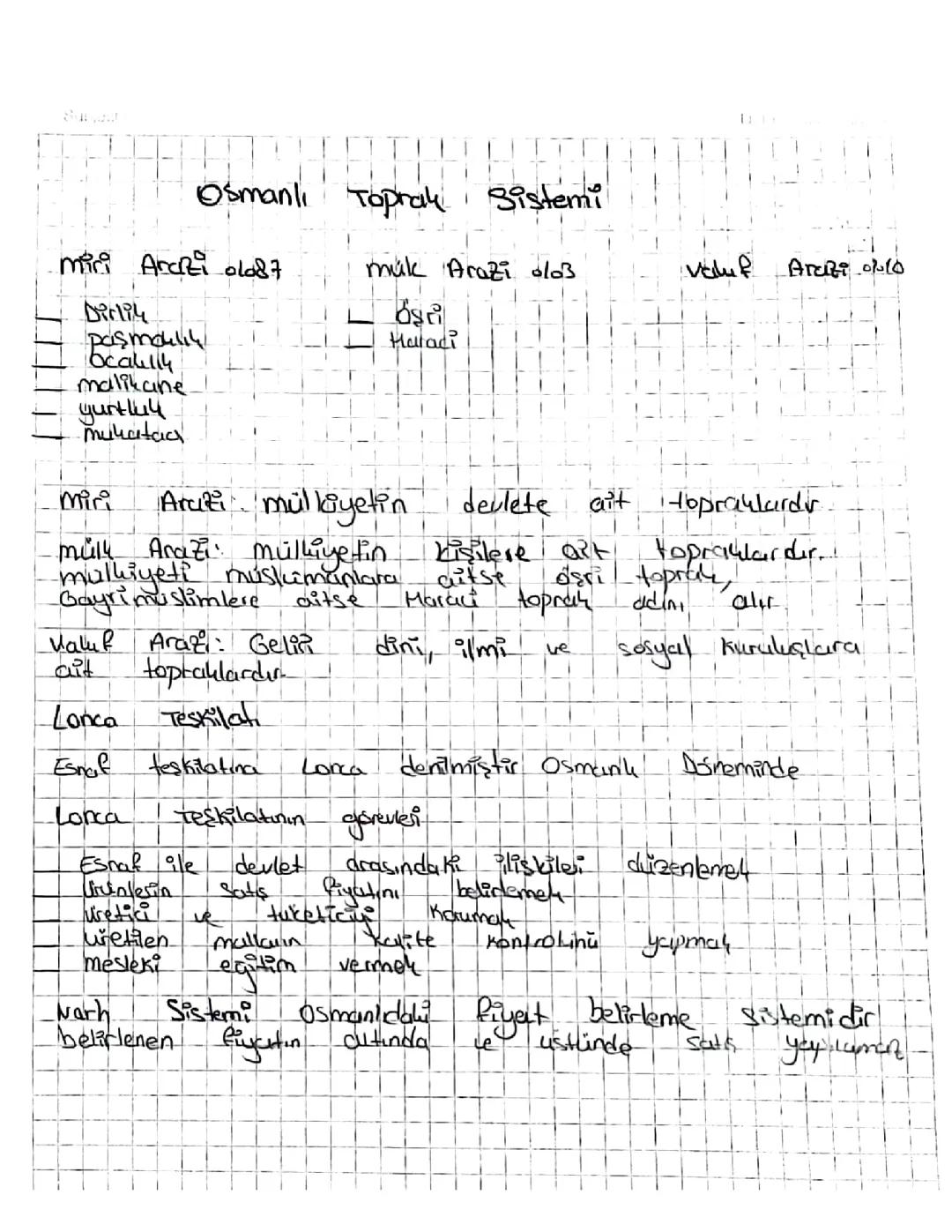 Osmanlı toprak sistemi 