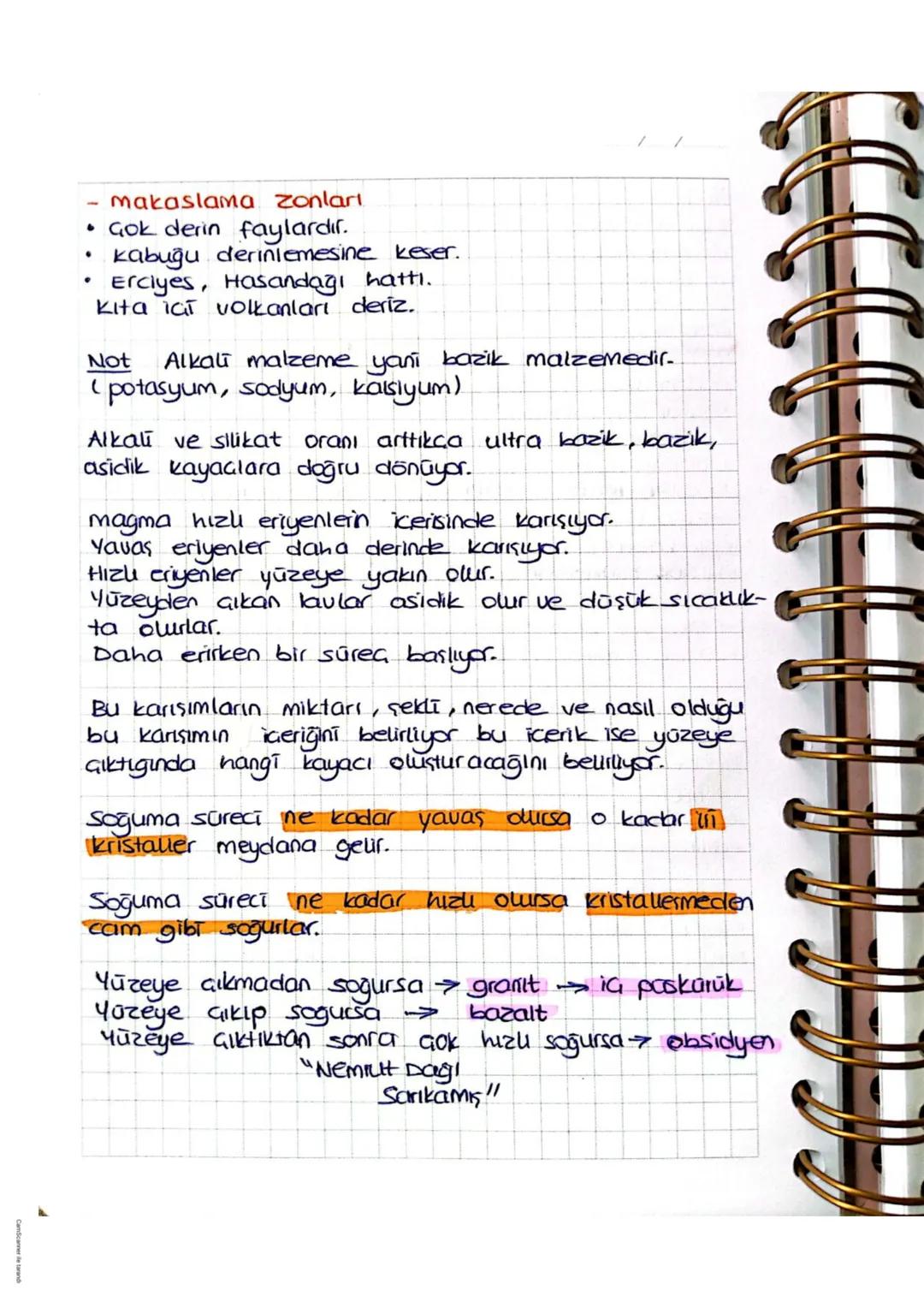 02/10/2023
Volkanoloji
1. Hafta Volkanoloji, Temel Kavramlar, Levha Tek-
toniği, Volkanizma
magmanın yani yerkabuğunun
içerisindeki eriyik
m