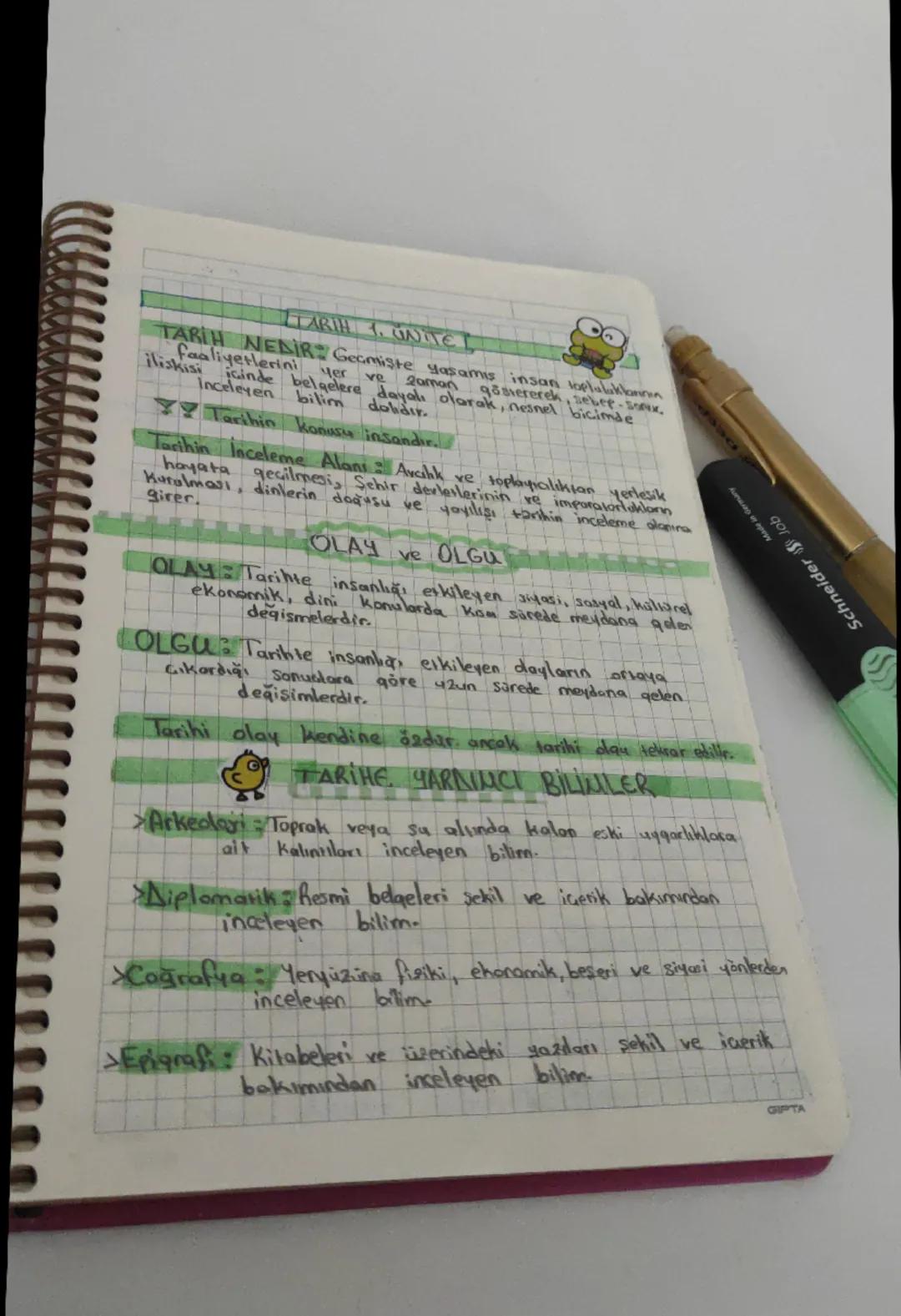 --- OCR Start ---
ZTARIH 1. UNITE
TARIH NEDİR. Geçmişte yaşamıs insan lapluluklamn
ilisfaaliyetlerini Yer ve zaman gövererek, sebep-som
Ince