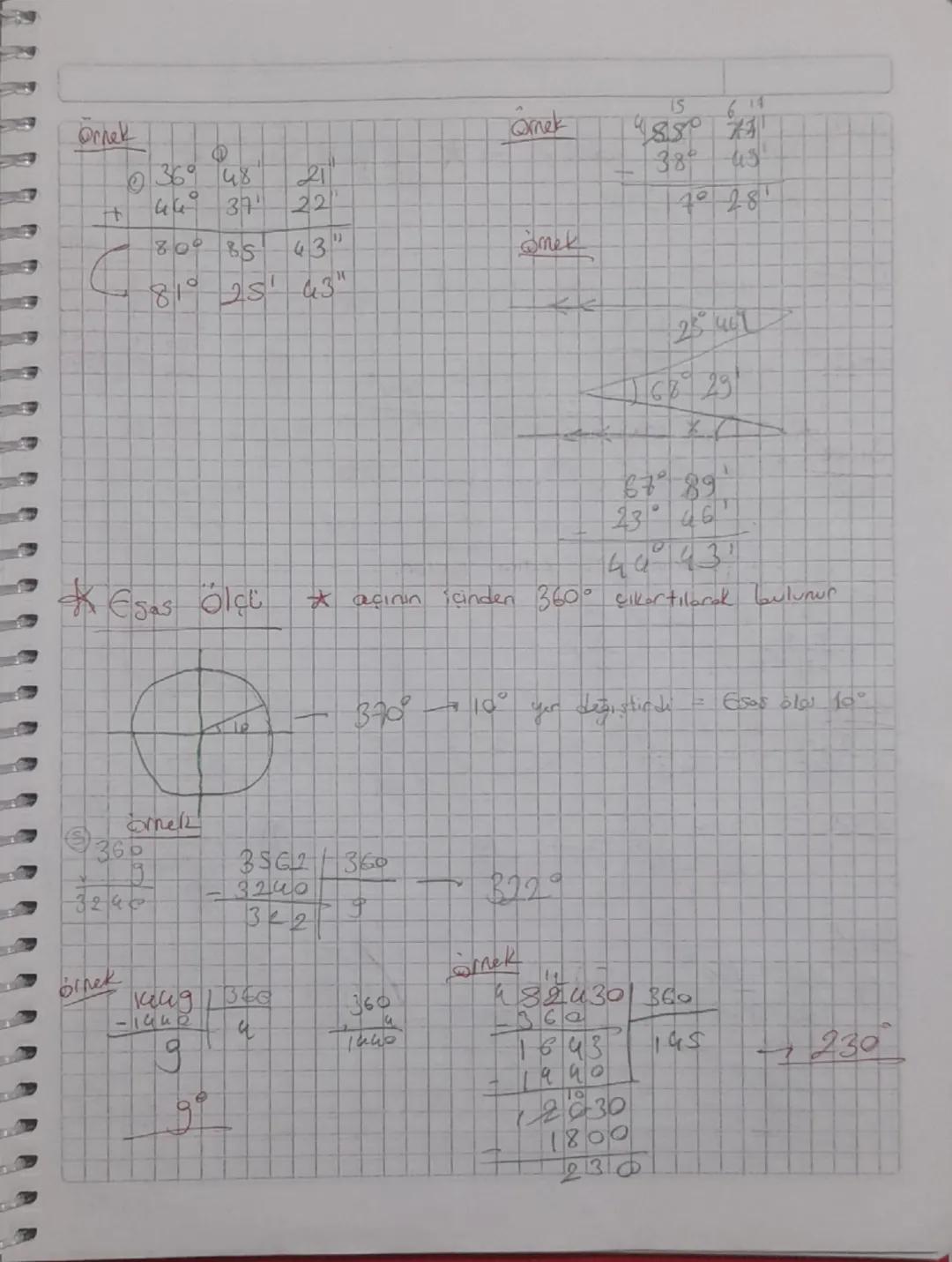 Aclar
12/09/2024
* Trigonometri A
Saat yoni
neged if you (-)
Derece (Radyan)
- 180°
Saat yoninin tersi
Pozitie yön (+)
(*
derece Radyon
189
