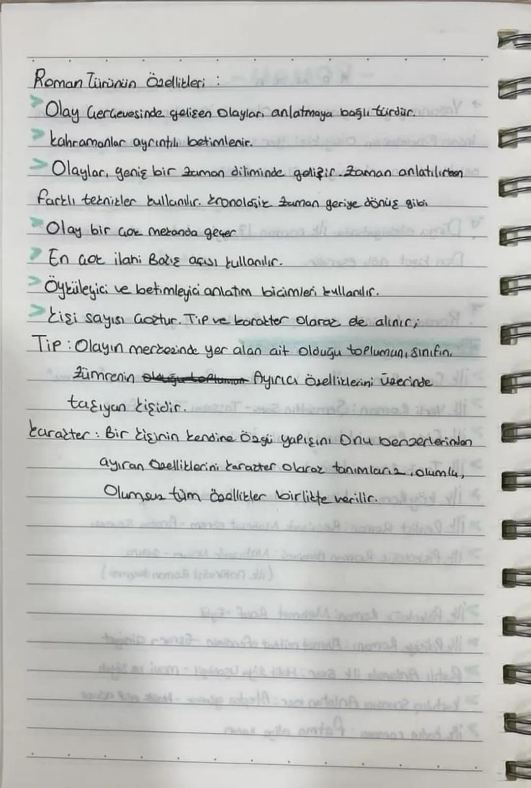 - ROMAN-

→ Yaşanmış ya da yaşanabileet Olayların insanlar arasındaki ilişkilerin,
Insan Pistolojosinin olayı kişi, yer ve zaman unsurlarına