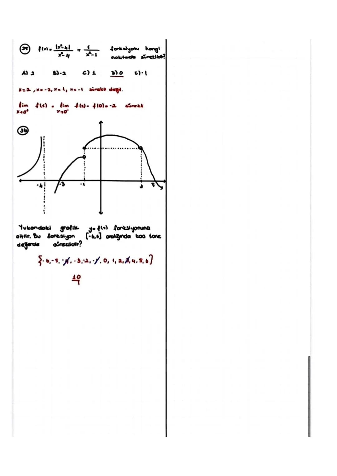 f: RR
*³, *<3
f(x)= 3, x=3
xa, x>3
Limitin Özellikleri:
ile tanımlanan f fankliyorumun * Lim (f(x) = g(x)) = lim f(x) + lim g(x)
x=3 te
için