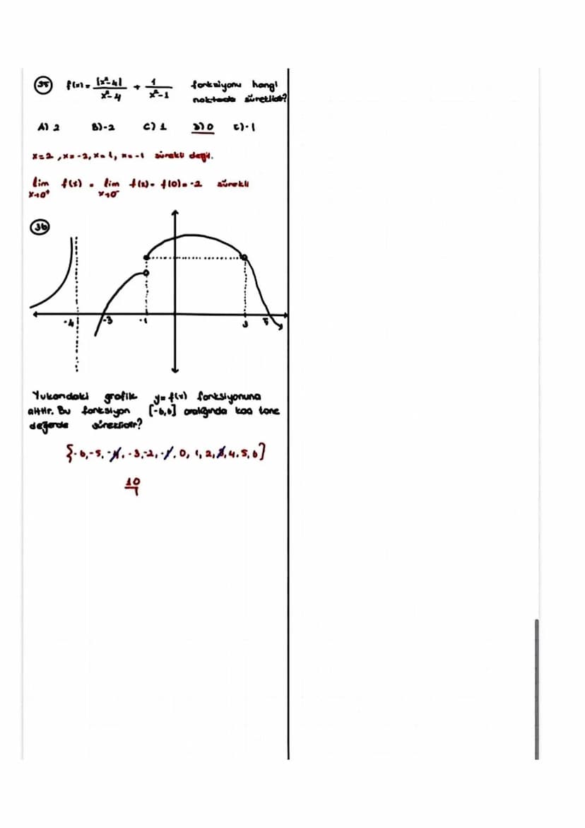f: RR
*³, *<3
f(x)= 3, x=3
xa, x>3
Limitin Özellikleri:
ile tanımlanan f fankliyorumun * Lim (f(x) = g(x)) = lim f(x) + lim g(x)
x=3 te
için