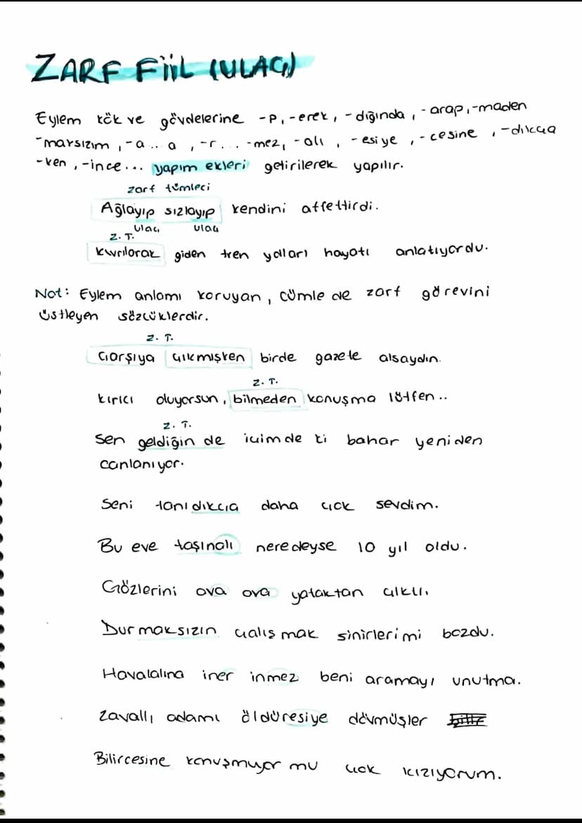 FiİLİMSİLER
- Fiillere getirilen bir takım eklerle oluşturulan, fiillerin
isim, sifat, zarf şeklini yapan sözcüklere fiilimsi denir.
-
Fiili