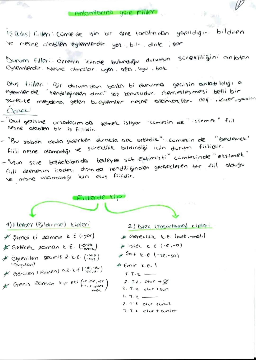 FiİLİMSİLER
- Fiillere getirilen bir takım eklerle oluşturulan, fiillerin
isim, sifat, zarf şeklini yapan sözcüklere fiilimsi denir.
-
Fiili