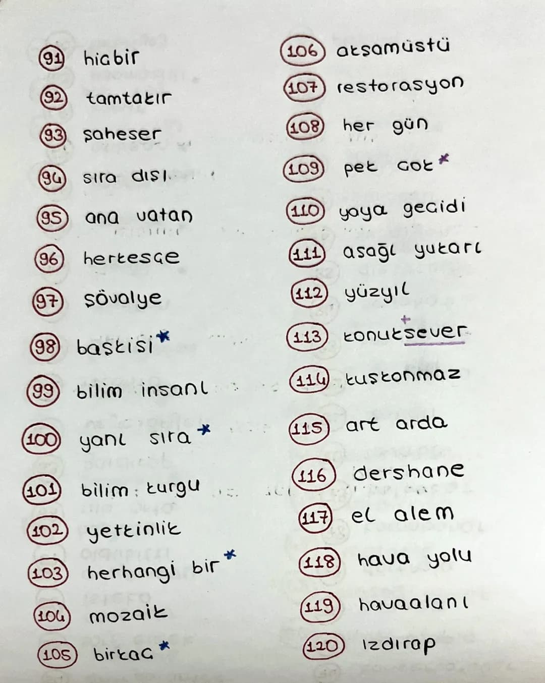 (2) Sofben
3 Kılavuz
Yazımı Karıstırılan Sözcükler
(1) Silahsor
1 Alüminyum
12 Ropdo sambir
13 Acente
(14)
Dinozor
göz ardı
(5) Doküman
IS B