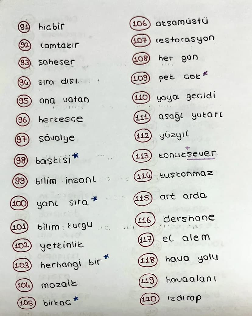 (2) Sofben
3 Kılavuz
Yazımı Karıstırılan Sözcükler
(1) Silahsor
1 Alüminyum
12 Ropdo sambir
13 Acente
(14)
Dinozor
göz ardı
(5) Doküman
IS B