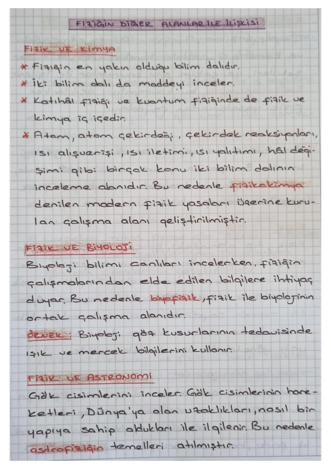 Fizik BilimiNE Gigis
FiziĞIN DOGASI
İlk çağacdan günümüze kadar gerçekleştirilen
deney, gözlem, araştırma, inceleme ve uygulama-
larda elde 