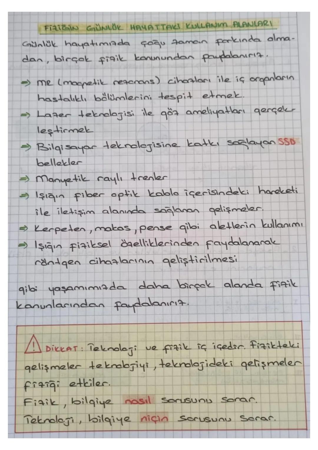 Fizik BilimiNE Gigis
FiziĞIN DOGASI
İlk çağacdan günümüze kadar gerçekleştirilen
deney, gözlem, araştırma, inceleme ve uygulama-
larda elde 