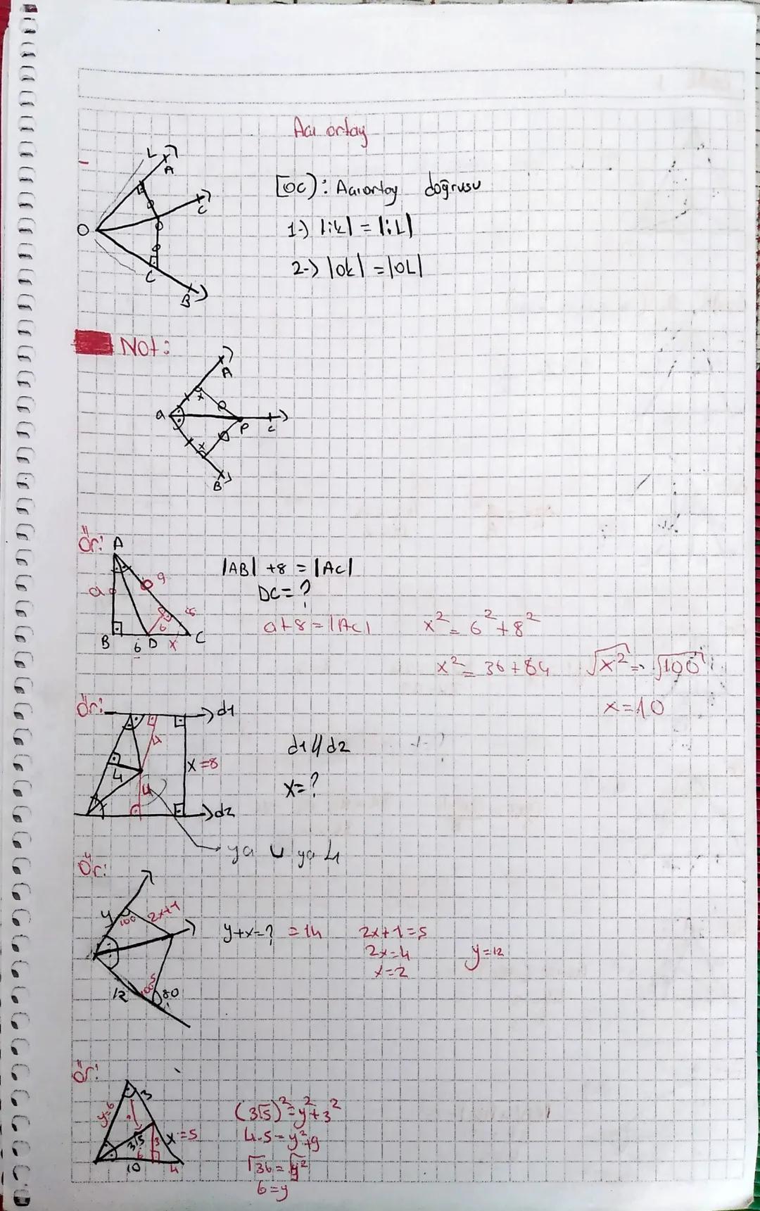 חיותתתתתתתתתתתתתתתתת
66000
A
Acu ortay
[oc): Aarorloy doğrusu
1-) lik| = |:L)
2-) ok=OL
Not:
Or A
a
9.
G
B
6 D X
P
A
P
|AB| +8 = |Acl
DC=2
2