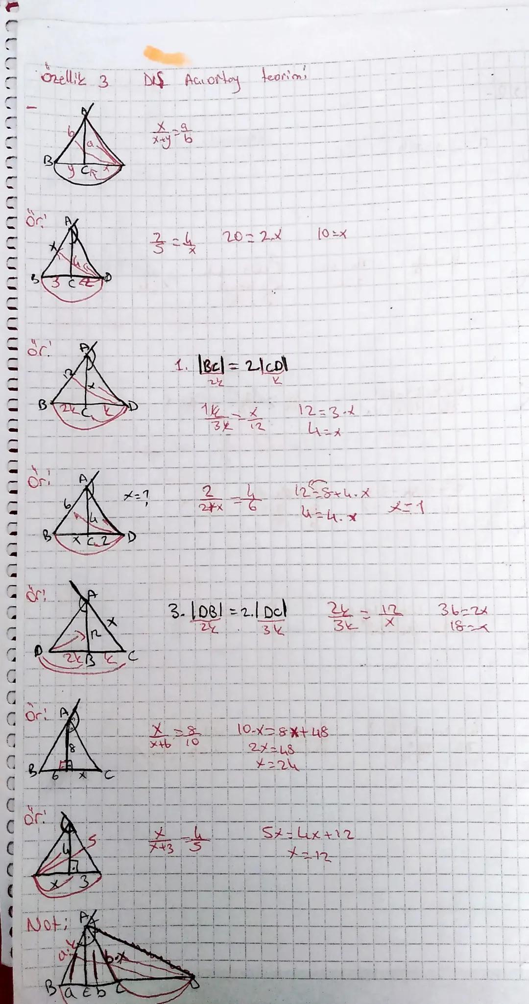 חיותתתתתתתתתתתתתתתתת
66000
A
Acu ortay
[oc): Aarorloy doğrusu
1-) lik| = |:L)
2-) ok=OL
Not:
Or A
a
9.
G
B
6 D X
P
A
P
|AB| +8 = |Acl
DC=2
2