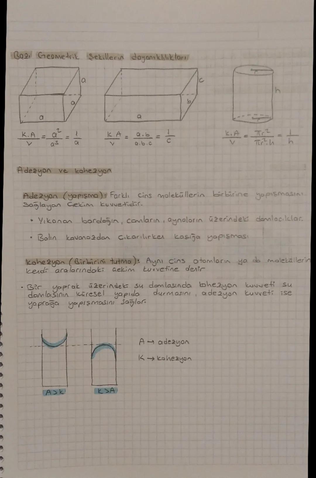 Madde ve özellikleri
Kütle: eylemsizliği olan uzayda yer kaplayan tanecikli yapılardır.
Madde miktarının ölçüsüdür. m ile gösterilir.
Hacim:
