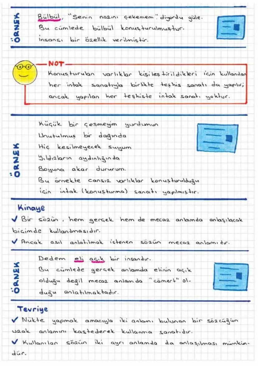 SÖZ SANATLARI (EDEBI SANATLAR)
Edebi metinlerin anlaşılmasında ve yorumlanmasında
natların önemli bir yeri vardır.
edebi sa-
Özellikle Divan