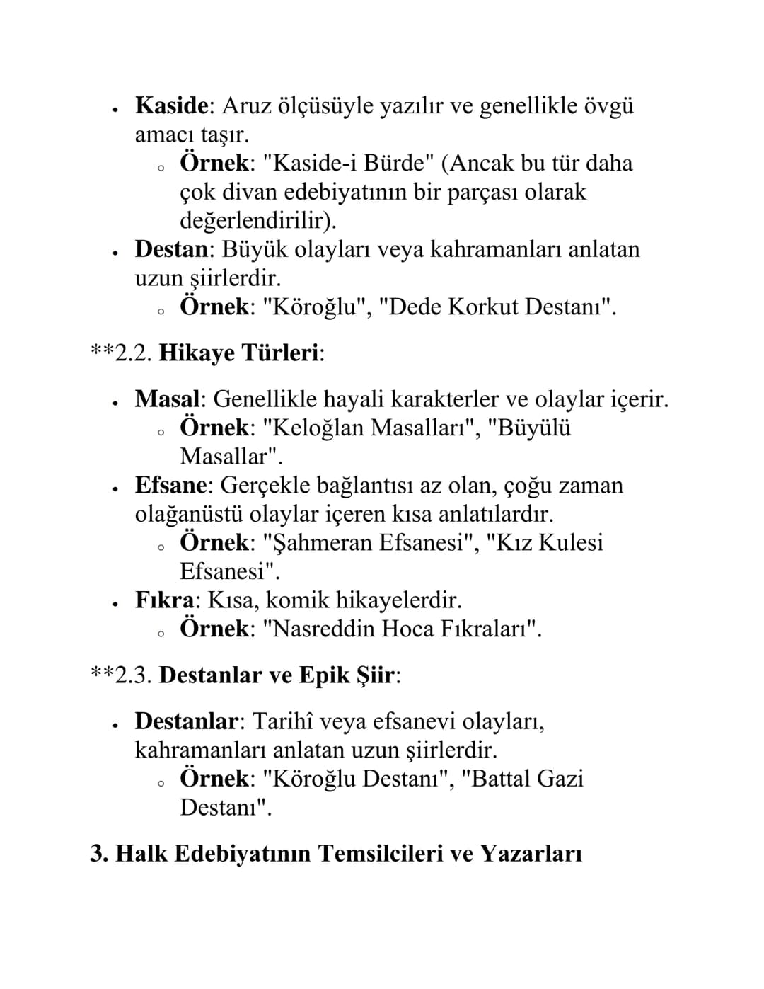 AYT Edebiyat: Halk Edebiyatı
1. Halk Edebiyatının Tanımı ve Özellikleri
**1.1. Tanım:
.
Halk Edebiyatı, halk arasında sözlü olarak gelişen,
